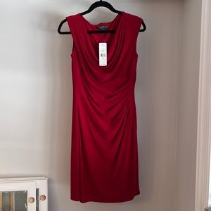 Ralph Lauren Red Dress Sz 10